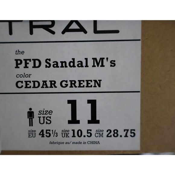 NEW Astral PFD Sandals Kayak Rafting Terrain Outdoor Shoes Cedar Green Men\'s 11 main image 6